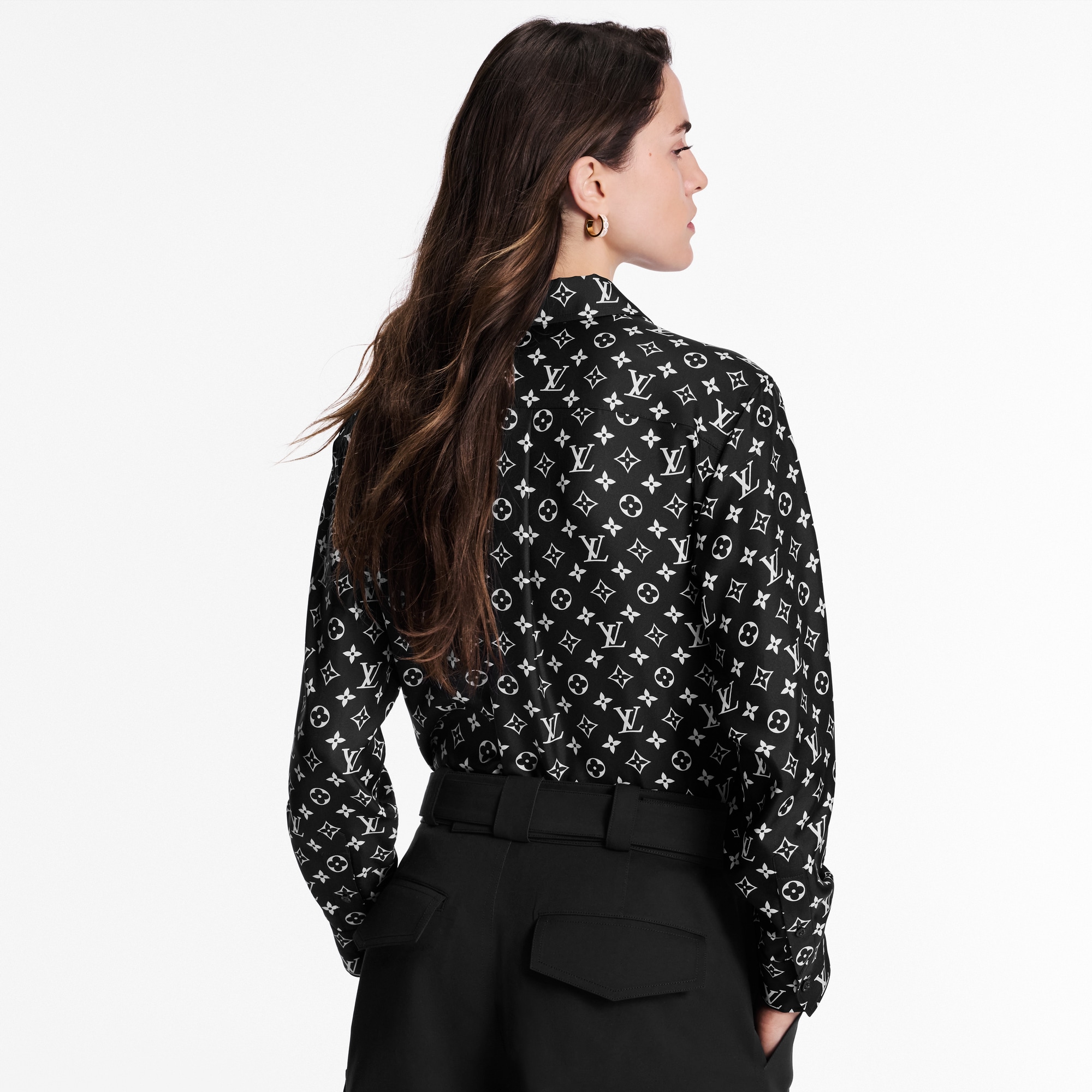 Monogram Silk Shirt - Women - Ready-to-Wear | LOUIS VUITTON ®